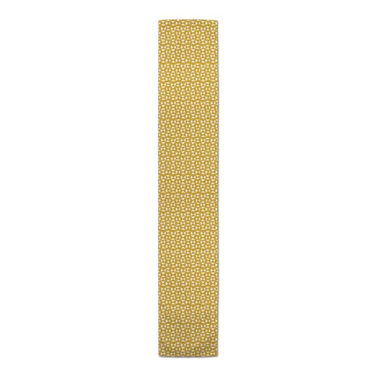 Gold Mid Mod Bohemian Outdoor Table Runner